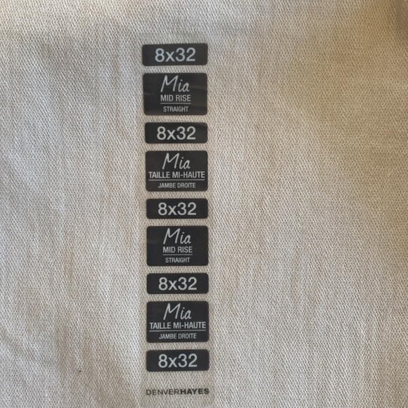 Denver Hayes “Curve Tech” Mid Rise Mia Size 8 x 32 New W Tags - Picture 7 of 7